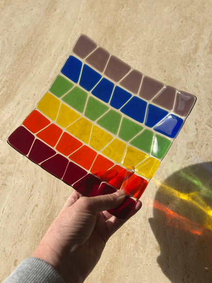 Rainbow Mosaic Bowl