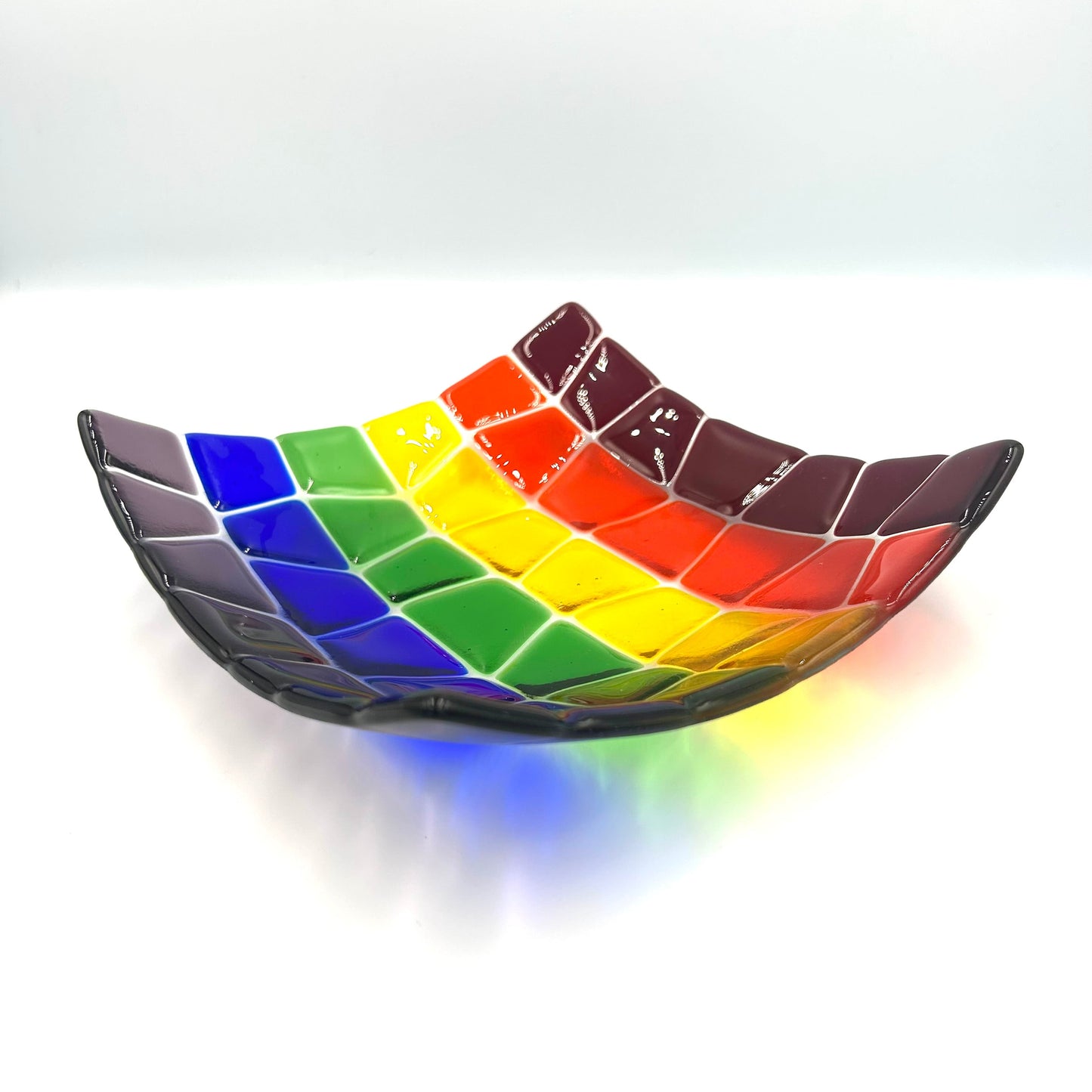 Rainbow Mosaic Bowl