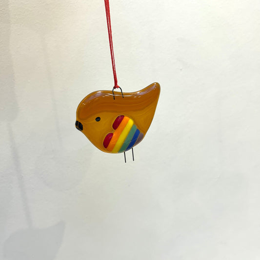 Rainbow Heart Robin