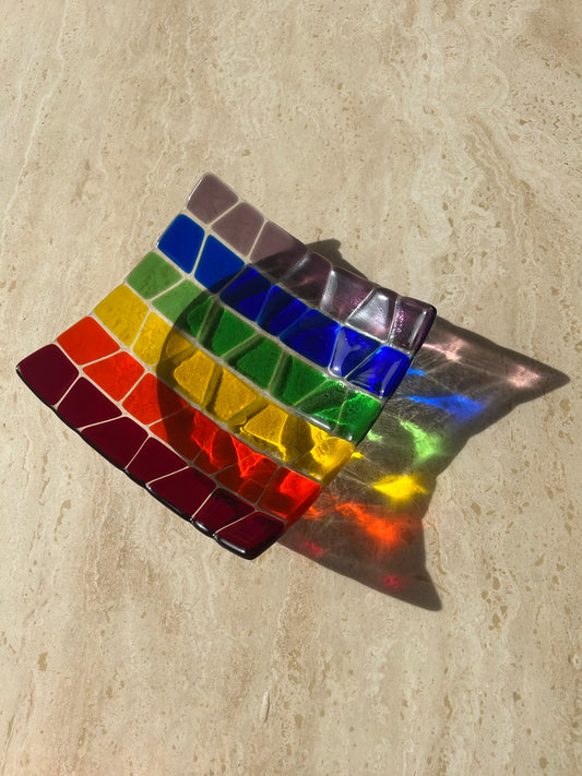 Rainbow Mosaic Bowl