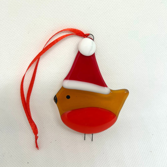 Santa Hat Robin