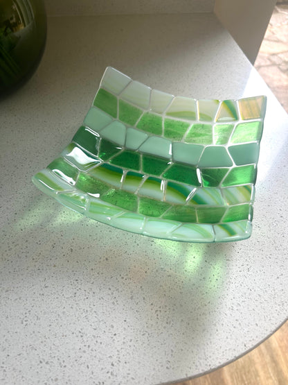 Spring Green Mosaic Bowl
