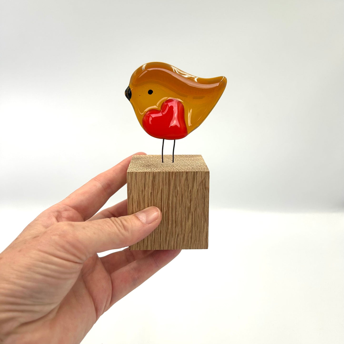 Perched Heart Robin