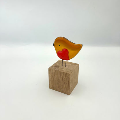 Perched Heart Robin