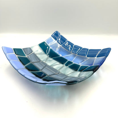 Deep Tide Mosaic Bowl