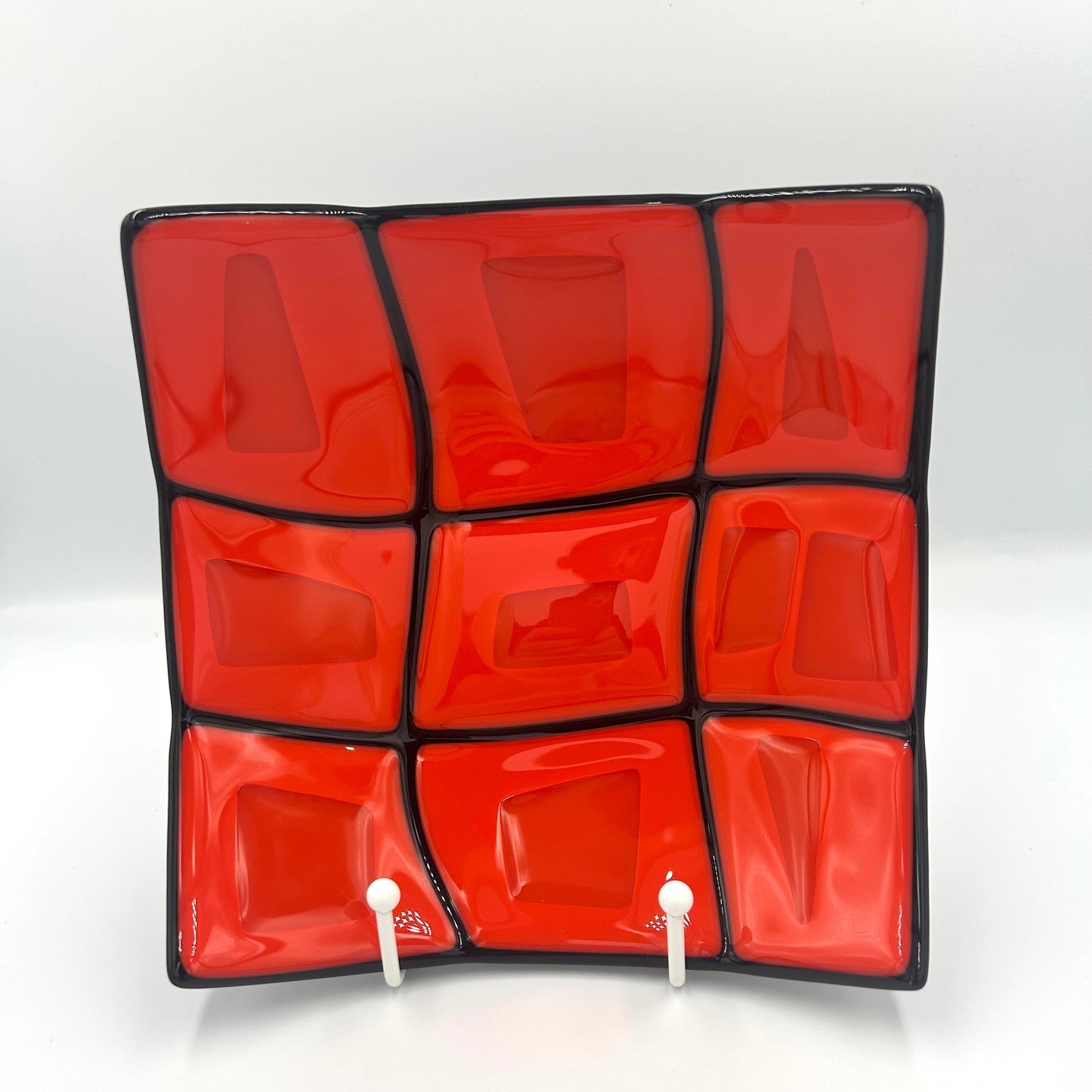 Orange Curved Panel Bowl