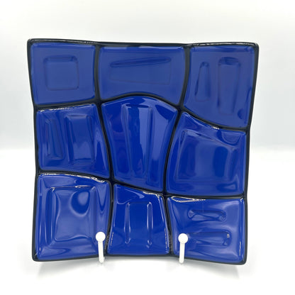 Blue Curved Panel Bowl