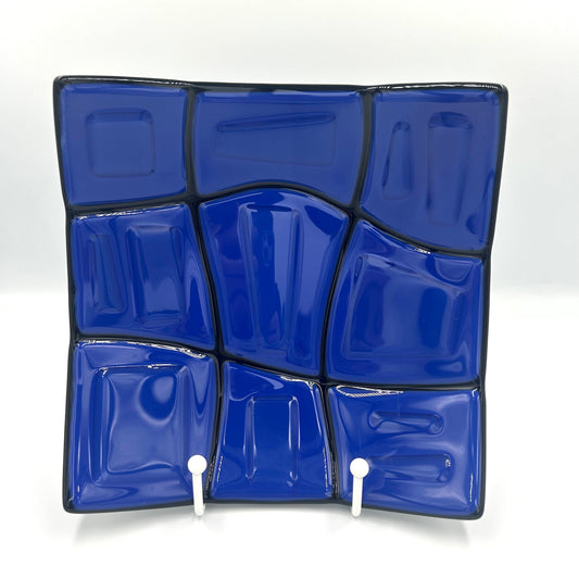 Blue Curved Panel Bowl